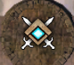 WvW contested waypoint icon — locked while attacked